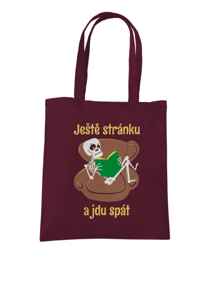 Ještě stránku taška Burgundy