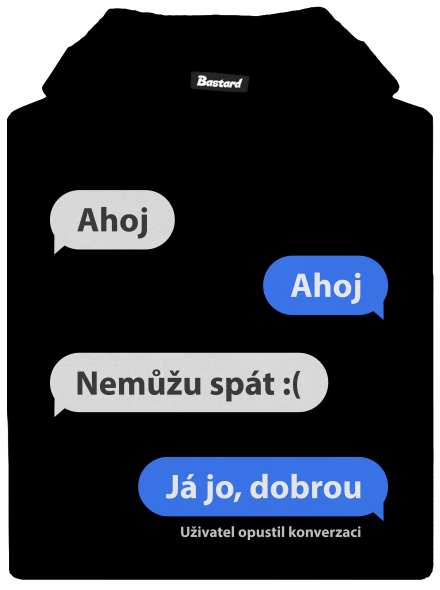 Dobrou dětská mikina klokanka Black