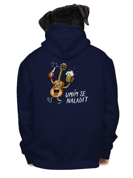 Umím se naladit pánská mikina na zip Navy