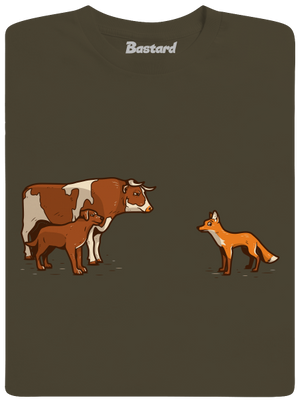 Vůl, pes a vulpes pánské dlouhý rukáv Urban Khaki