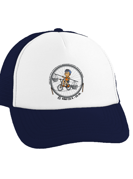 Cyklistický horoskop: Váhy kšiltovka truckerka French Navy cap
