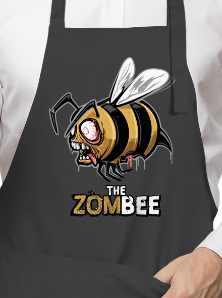 ZomBee - žlutá zástěra Dark Grey