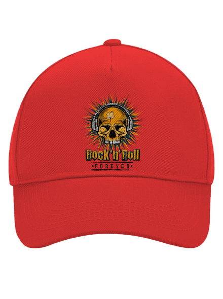 Rock'n'Roll forever kšiltovka baseballka Classic Red
