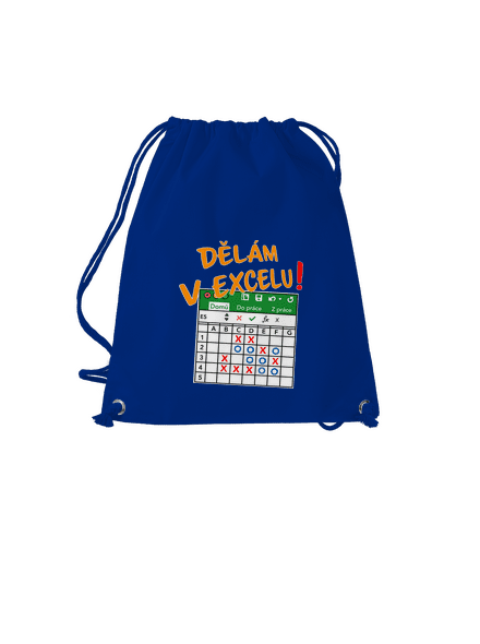Dělám v Excelu vak Royal Blue Mal