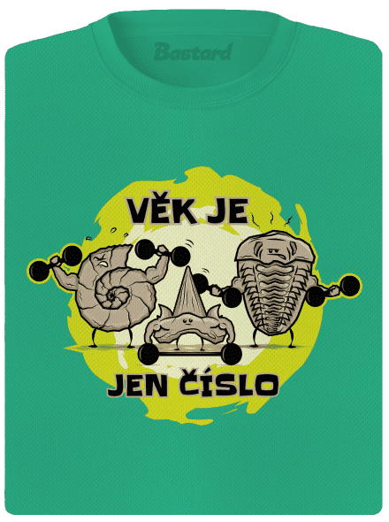 Věk je jen číslo dámské sportovní tričko Mint Mal