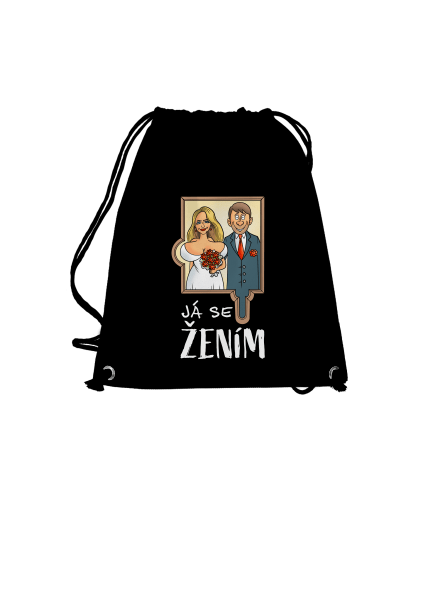 Já se žením/vdávám vak Black