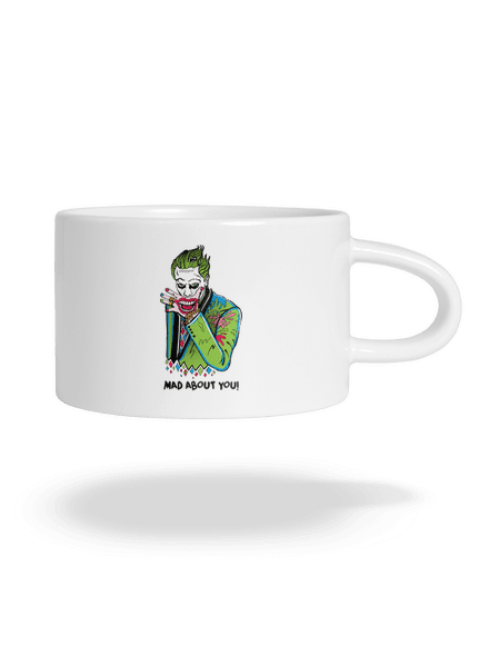 Joker a Harley hrnek makronka White