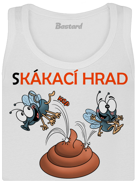 Skákací hrad dámské tílko klasické White