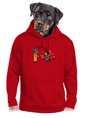 You Know Nothing pánská mikina klokanka Red