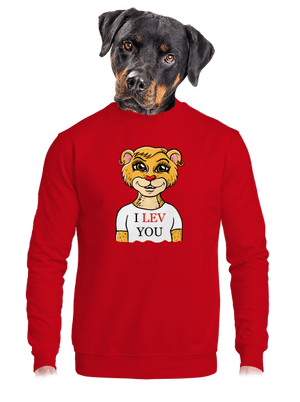 unisex mikina bez kapuce