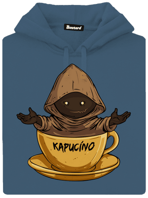 Kapucíno dámská mikina klokanka Denim