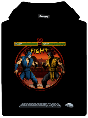 B17: Mortal Kombat dětská mikina klokanka Black