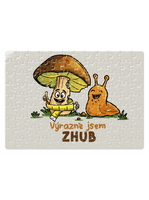Jsem zhub puzzle White