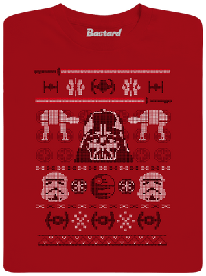 Vader na svetru pánské tričko Red