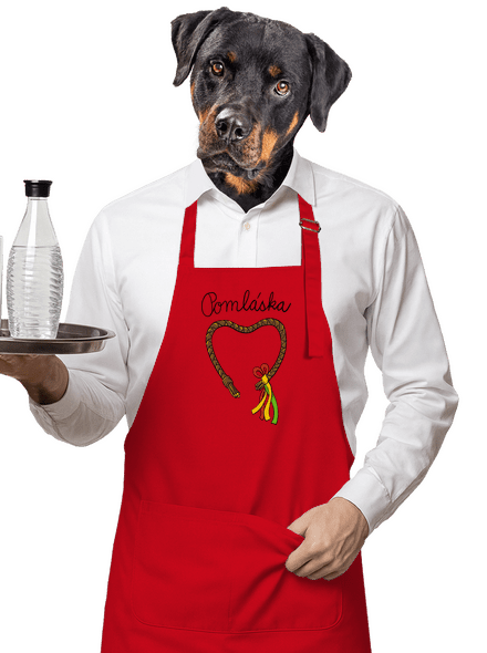 Pomláska zástěra Red