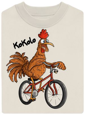 Kokolo unisex mikina bez kapuce Off White