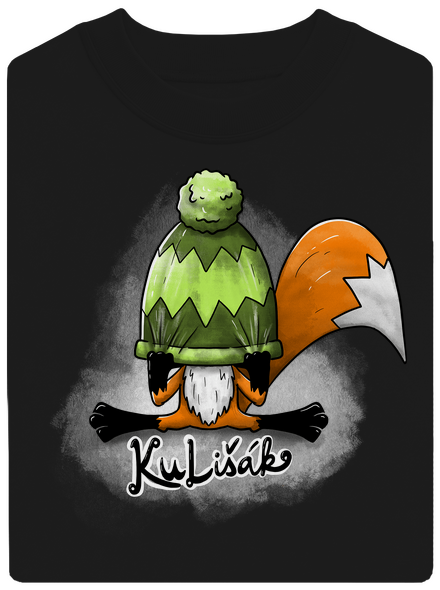 Kulišák unisex mikina bez kapuce Black