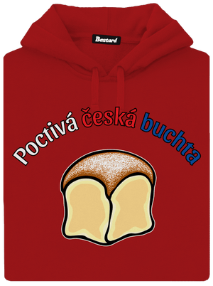 Poctivá buchta a klobása dámská mikina klokanka Red Mal