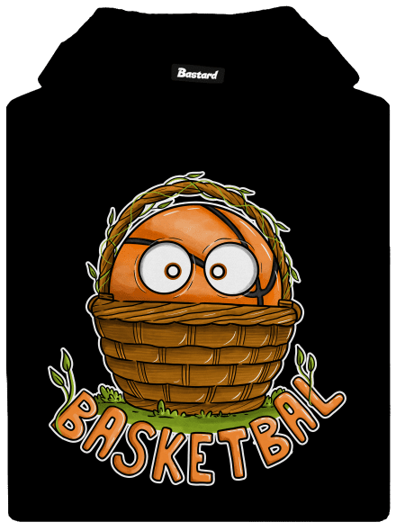 Basketbal pánská mikina klokanka Black
