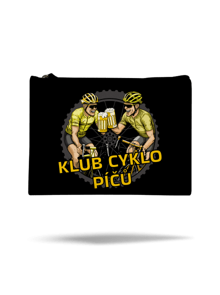 Klub cyklo píčů taštička Black