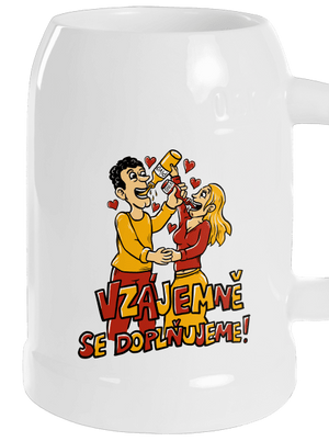 Vzájemně se doplňujeme půllitr White