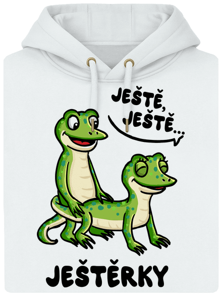 Ještě, ještě unisex mikina premium Snowwhite