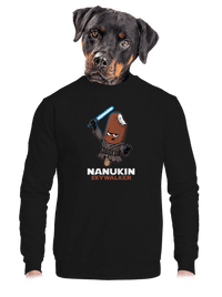 unisex mikina bez kapuce