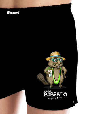 Bobratky pánské trenky Black