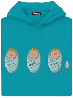 AI baby dětská mikina klokanka Hawaiian Blue