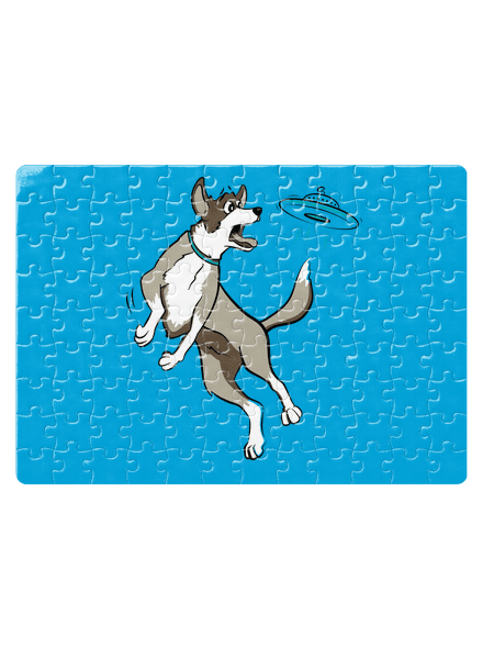 Létající talíř puzzle White