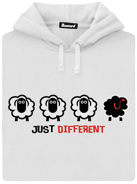 Černá ovce dámská mikina klokanka White