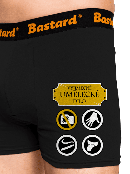 Umělecké dílo boxerky Black