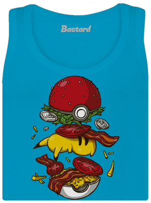Pokémon burger dámské tílko klasické Blue Atol