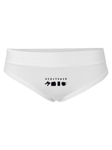 Nezapomeň dámské kalhotky White
