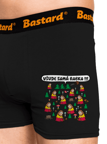Všude samá babka boxerky Black