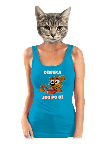 Dneska jdu po o dámské tílko klasické Blue Atol