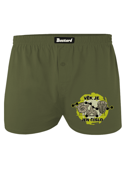Věk je jen číslo pánské trenky Khaki