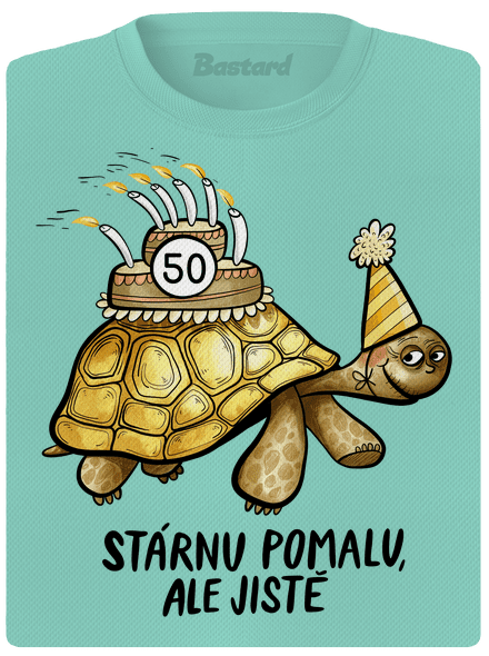 Stárnu pomalu dámské sportovní tričko Mint Mal