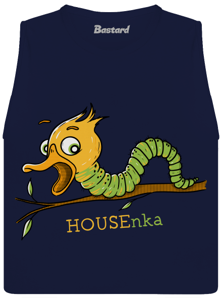 House-nka dámské tílko volné Navy