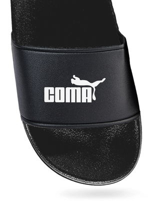 Coma pantofle Black Black