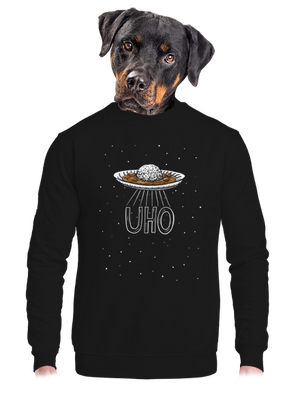 unisex mikina bez kapuce