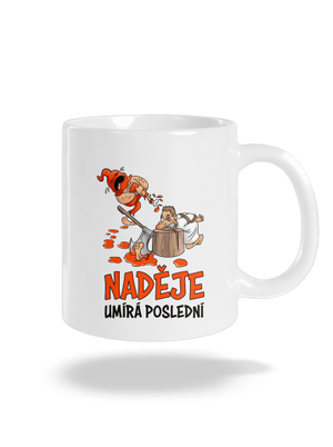 Naděje umírá poslední klasický hrnek White