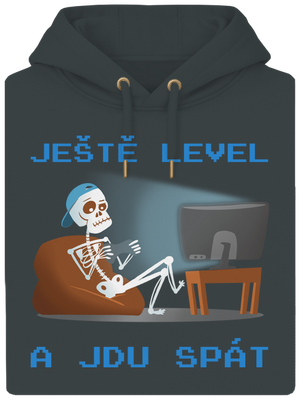 Ještě level unisex mikina premium Charcoal