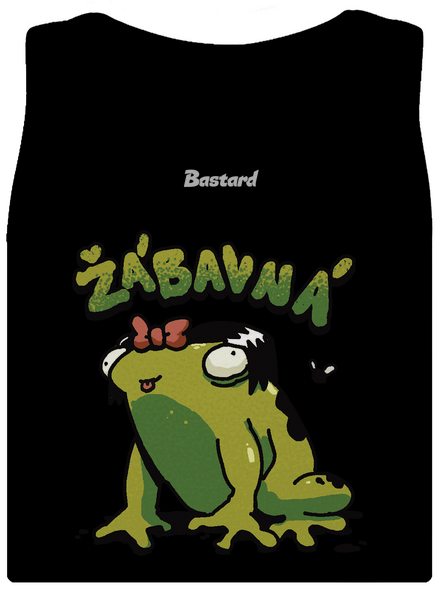 Žábavní dámské tílko klasické Black