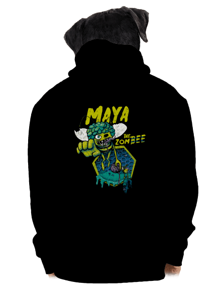 Zombee Mája pánská mikina na zip Black