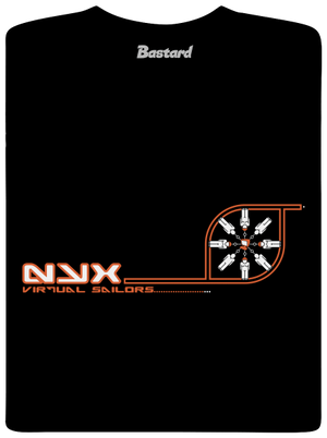 NYX Virtual Sailors pánské tričko Black
