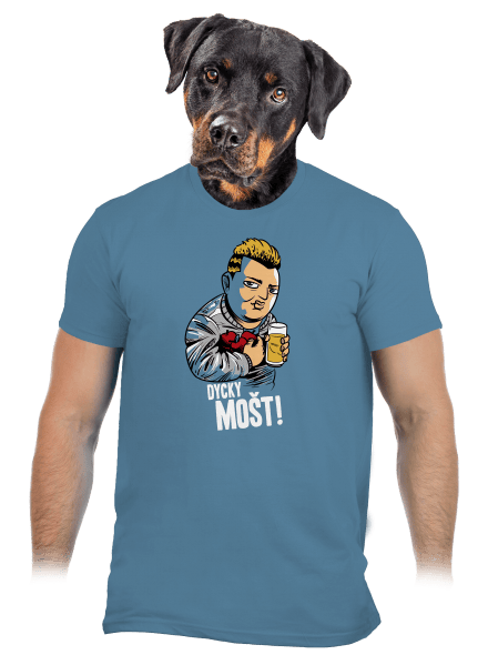 Dycky mošt pánské tričko Stone Blue