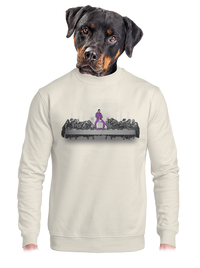 unisex mikina bez kapuce