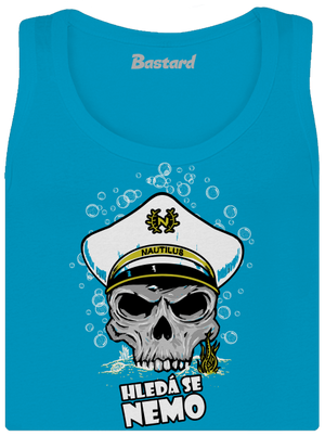Kapitán Nemo dámské tílko klasické Blue Atol