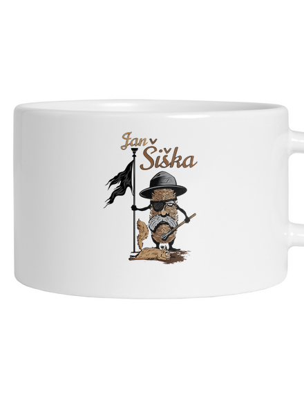 Jan Šiška hrnek makronka White